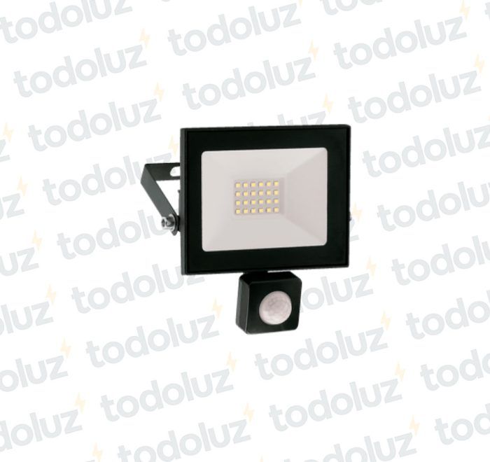 Proyector Multiled Slim 20W 6500°k c/Sensor de Movimiento IP65 170-265V Vivion