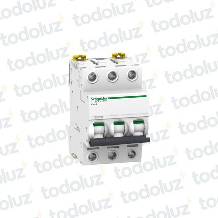 Interruptor Termomagnetico Sist. Din 3P 40A 10ka C IC60 Premium Schneider