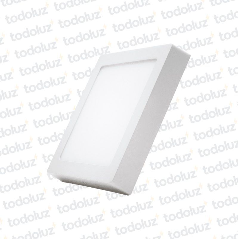 Panel Led p/ Adosar Cuadrado 24W 6400°k MG LUX