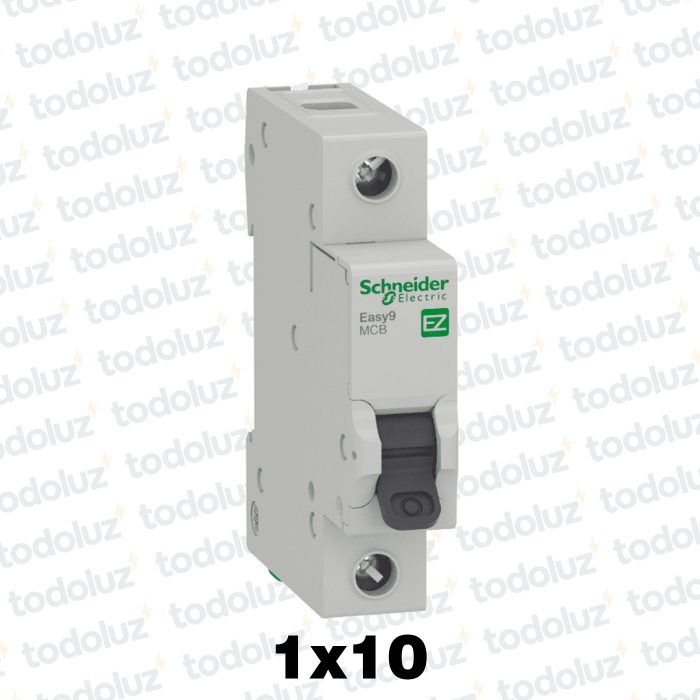 Interruptor Termomagnetico Sist. Din 1P 10A 6ka C EZ9 Schneider