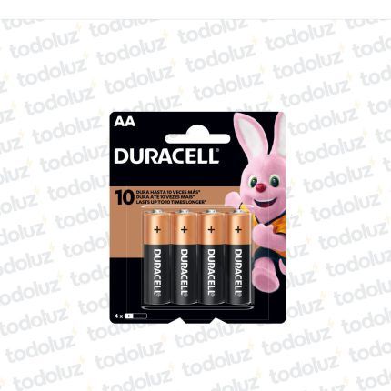 Pila Alcalina AA 1.5V (x.4unid) Duracell