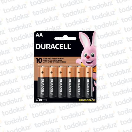 Pila Alcalina AA 1.5V (x.6unid) Duracell