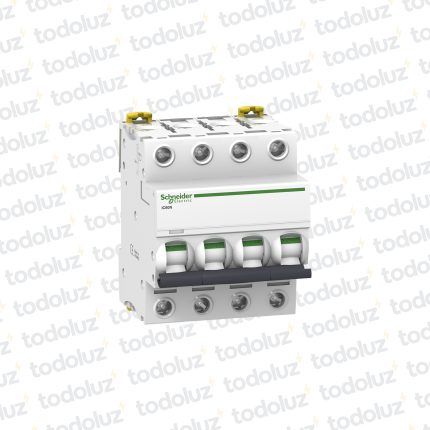 Interruptor Termomagnetico Sist. Din 4P 63A 6ka C IC60 Premium Schneider