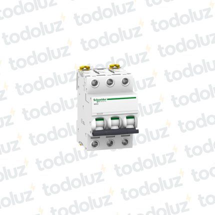 Interruptor Termomagnetico Sist. Din 3P 6A 6ka C IC60 Premium Schneider