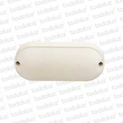 Tortuga Led Oval Blanco 12W 1200lm 6500°k IP65 110-264V