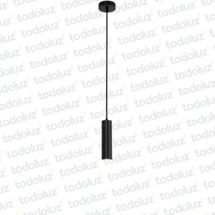 Colgante Tubo 35cm Negro 1*GU10 (54.924)