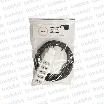 Kit Tomacte. Multiple c/ Cable 5mts Tipo Profesional