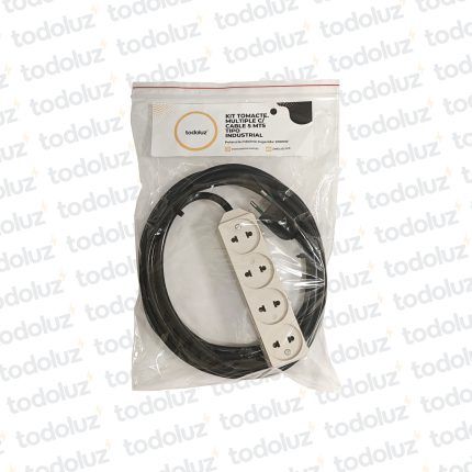 Kit Tomacte. Multiple c/ Cable 5mts Tipo Industrial