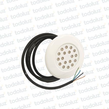 Spot Led Embutir p/Piscina 12W RGB c/Rosca 12V