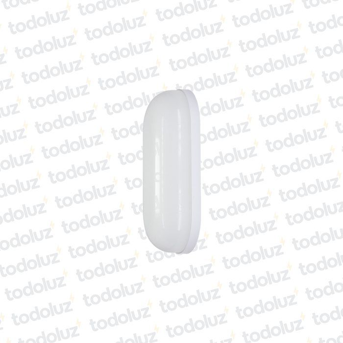 Tortuga Led Oval Blanco 18W 3000°k 200x100mm (57.096)