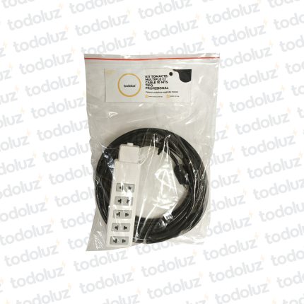 Kit Tomacte. Multiple c/ Cable 10mts Tipo Profesional