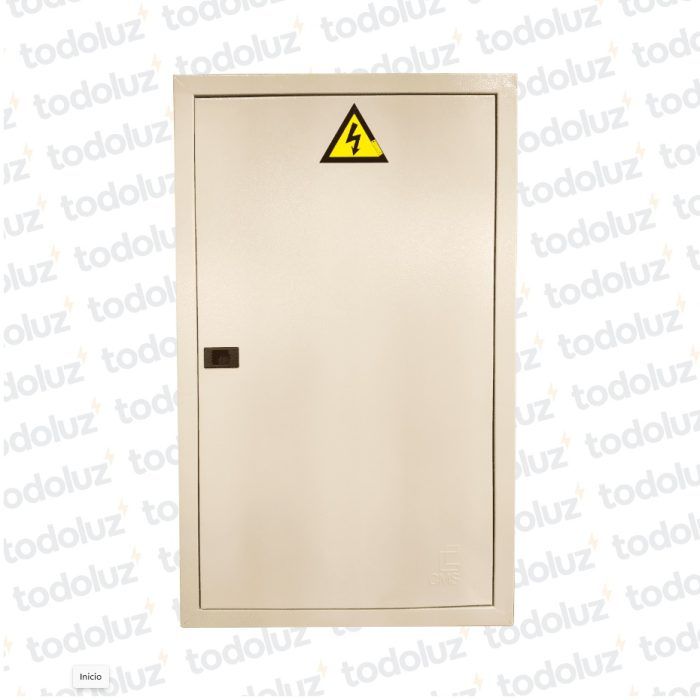 Tablero Embutir Metal 36 Modulos + Distribucion RST+N+T 125A Beige Cominsa