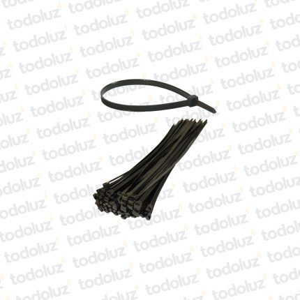 Collarin Plastico 150x3.6mm Negro (x.Paquete/100unid)