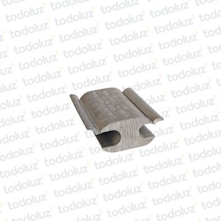 Conector de Aluminio a compresion Al/Cu-35/10mm² - Deriv Al/Cu-25/10mm²