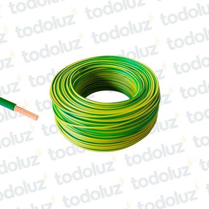 Cable Multifilar 2.5mm² Verde/Amarillo 750V Antillama (x.1metro) Inpaco