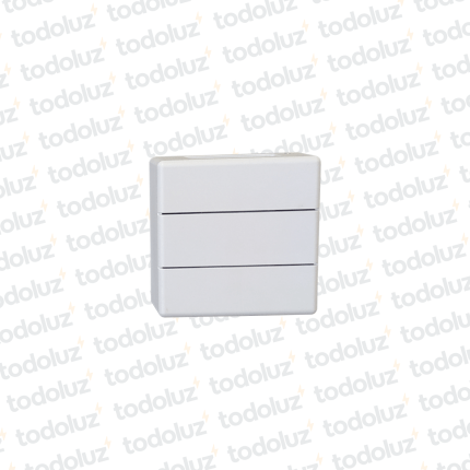 Aplique Ext. Bidireccional Cubo Blanco Doble Raja 6w 3000K IP65