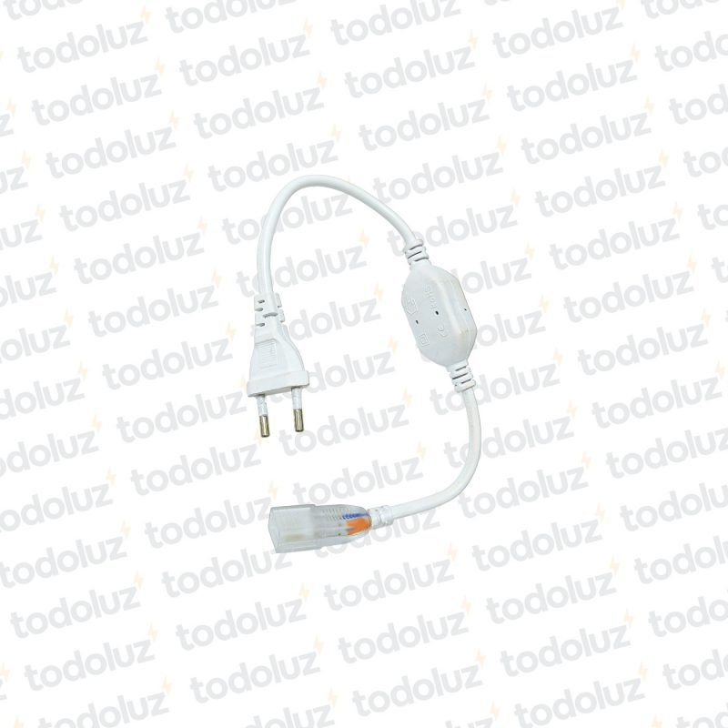 Conector p/ Manguera Led Neon 8mm 220V