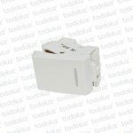 Mod. Int. 24mm Unipolar 10A 250V Blanco Ek