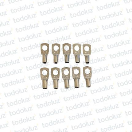 Terminal Ojal a Compresion Cobre 4mm² (x.10unid)