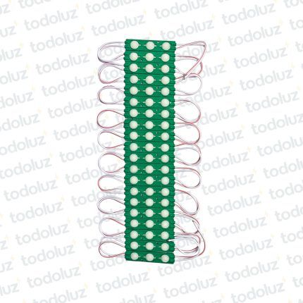 Modulo 3LED 1.5W Verde 12V