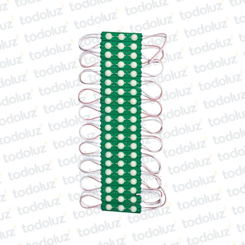 Modulo 3LED 1.5W Verde 12V