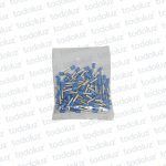 Terminal Pino Tubular Ilhos 2.5mm² (x.100unid)