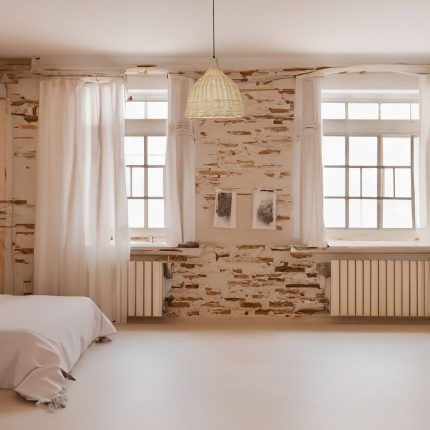 Colgante Tipo Campana Simil Ratan Beige 1*E27 (54.779)