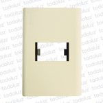 Placa 1 Modulo 2x4 Duomo Marfil Conatel