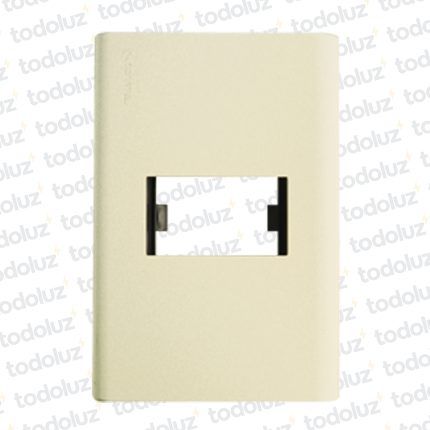 Placa 1 Modulo 2x4 Duomo Marfil Conatel