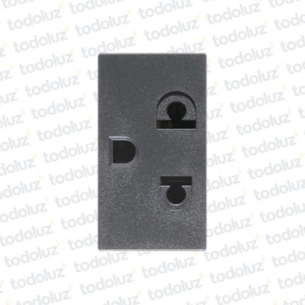 Mod. Tomacte. Computacion 2P+T 10A 250V D. Grafito Conatel