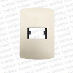 Placa 1 Modulo 2x4 Marfil Loft Conatel