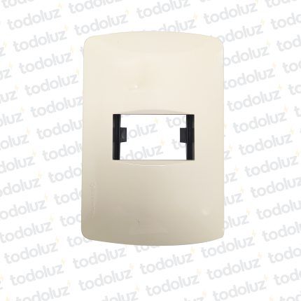 Placa 1 Modulo 2x4 Marfil Loft Conatel