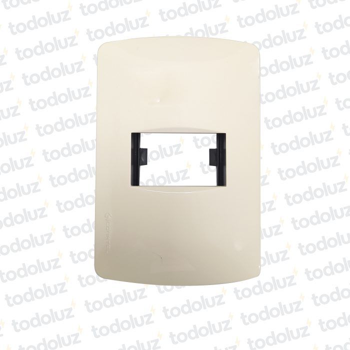 Placa 1 Modulo 2x4 Marfil Loft Conatel