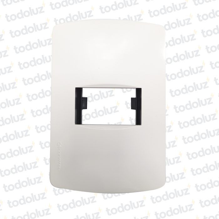 Placa 1 Modulo 2x4 Blanco Loft Conatel