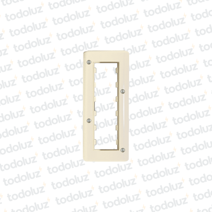 Caja Exterior p/ 6 Modulos Marfil Conatel