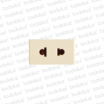 Mod. Tomacte. Universal 15/16A 250V D. Marfil Conatel