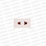 Mod. Tomacte. Universal 15/16A 250V D. Blanco Conatel