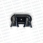 Aplique Ovalado Negro Doble Cabezal Movil 2*E27 (50.500)