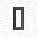 Placa 6 Modulos 2x8 Grafito D. Flat Conatel