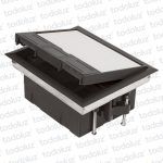 Caja p/ Embutir Piso/Pared 8 Mod. c/ Tapa