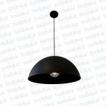 Colgante Semicirculo Negro F/Negro ø40cm (54.934)