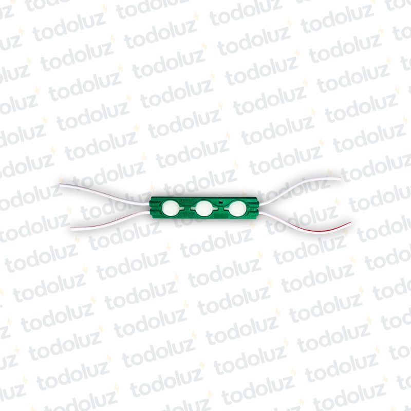 Modulo 3LED 1.5W Verde 12V