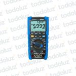 Multimetro Digital (Tension 1000Vdc/750Vac)(TRMS)(Sec.Fase)(Cat.IV/600V) IP65 Minipa