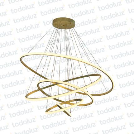 Colgante Quintuple Anillo Dorado 120w 3000°k (54.957)