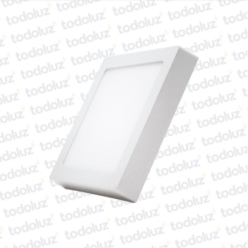 Panel Led p/ Adosar Cuadrado 18W 6400°k MG LUX