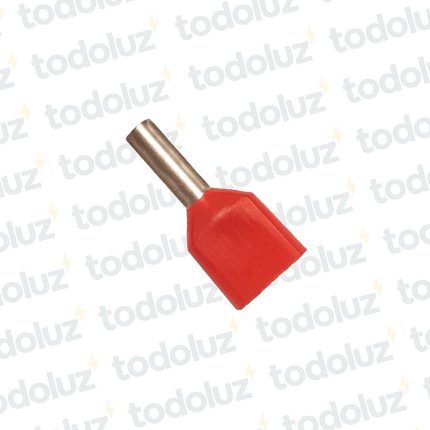 Terminal Pino Tubular Ilhos Doble 2x1mm² Magnet