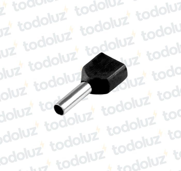Terminal Pino Tubular Ilhos Doble 2x1.5mm² Magnet