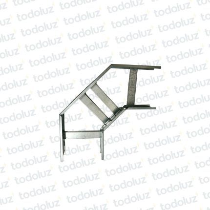 Curva Horizontal p/ Bandeja Portacable Escalera 20x6cm Chapa n° L#18/C#20 Cominsa