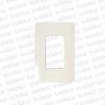 Placa 3 Modulos 2x4 Blanco Vitta