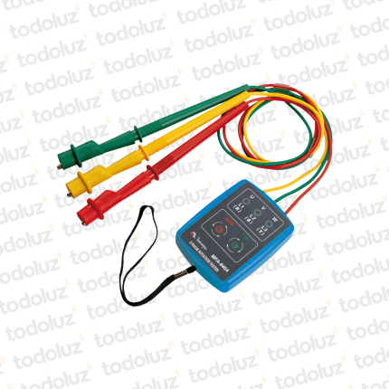 Indicador de Secuencia de Fase Digital (Tension 60/600Vac)(Cat.II/600V) Minipa